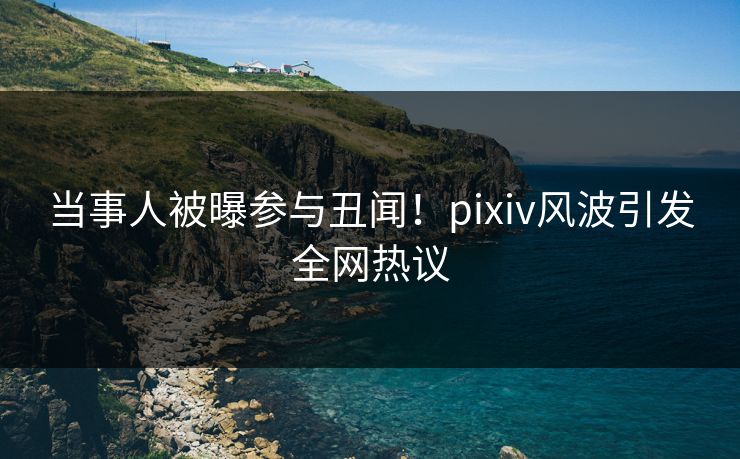 当事人被曝参与丑闻！pixiv风波引发全网热议